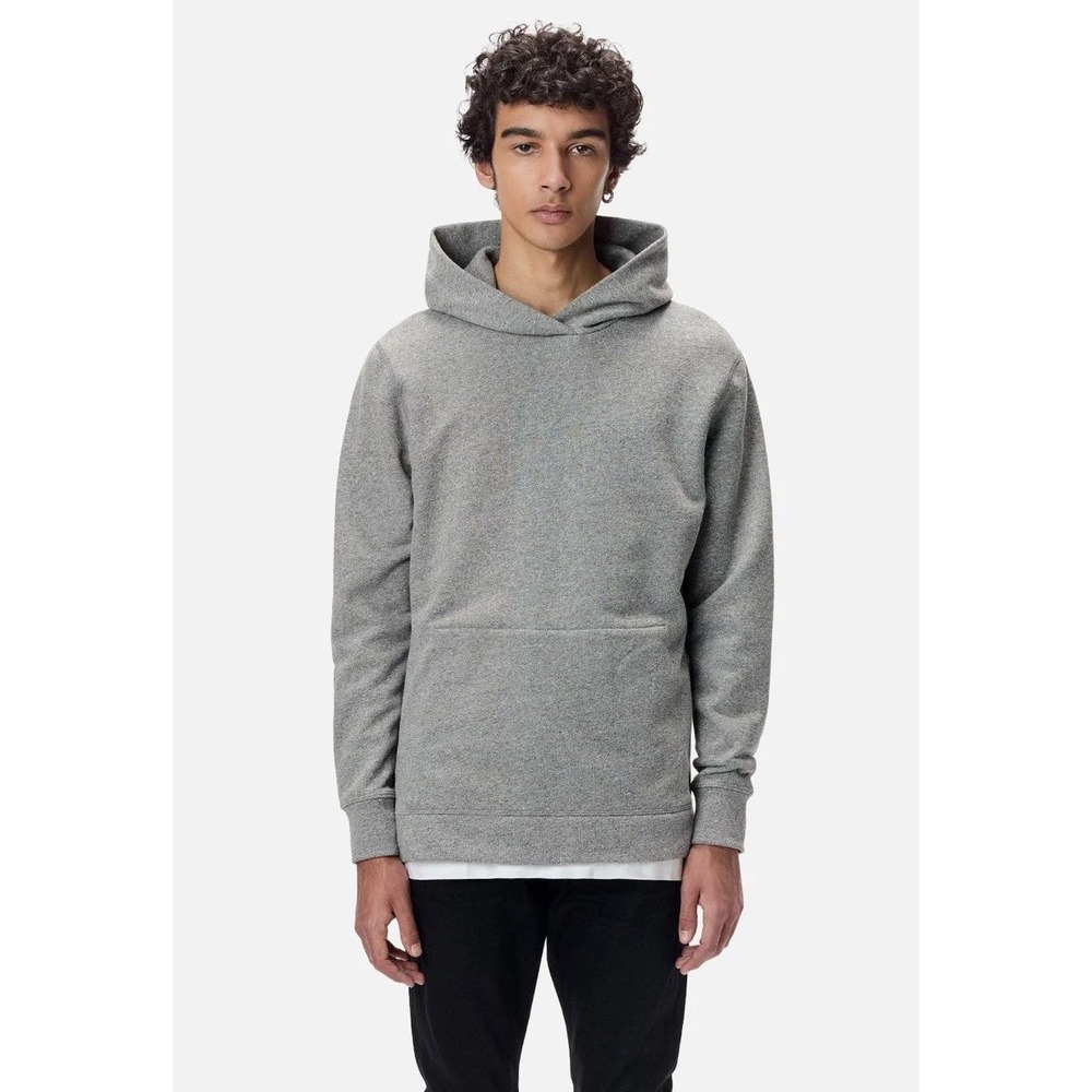 John‎ Elliott Mens Villain Side Zip Hoodie Grey French Terry Size 5 XXL